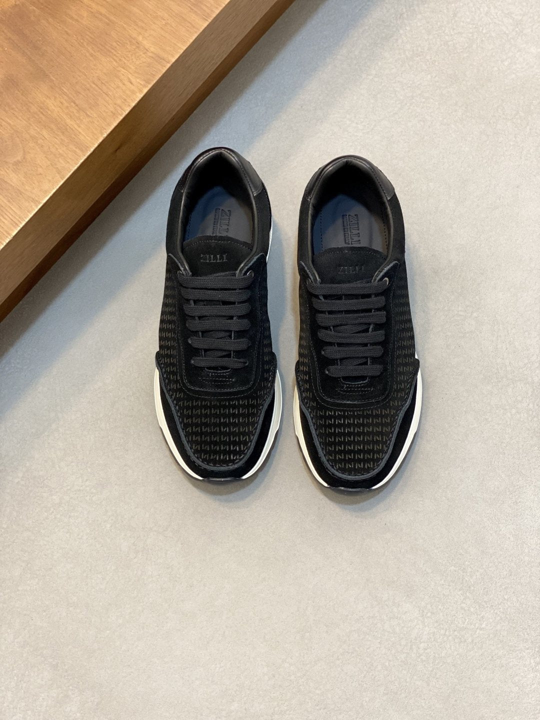 Zilli Men's Textured Lace-Up Sneakers