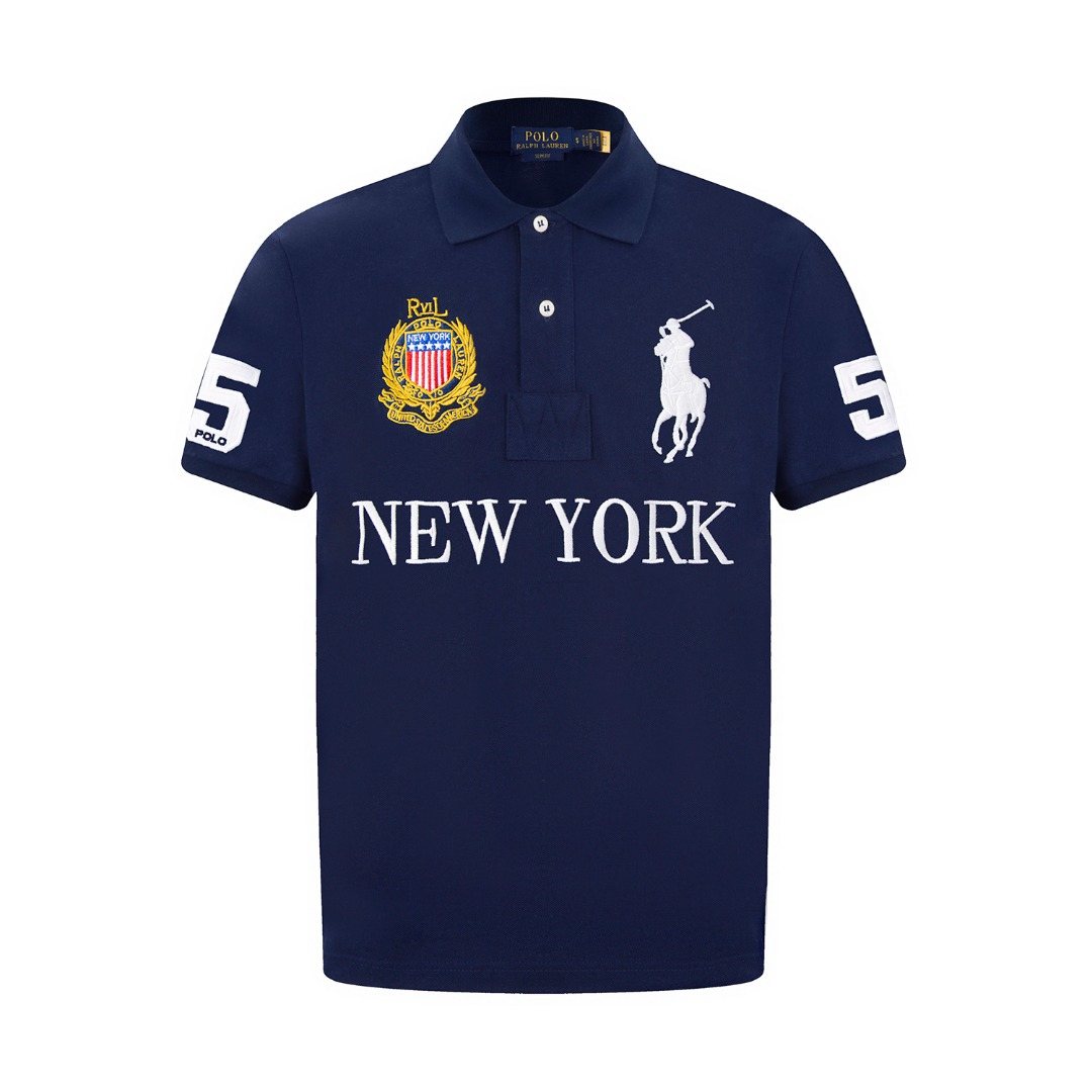 Ralph Lauren New York Embroidered Short-Sleeve Polo Shirt